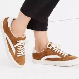 EUC Women's Madewell Sidewalk Low-Top Suede Sneakers